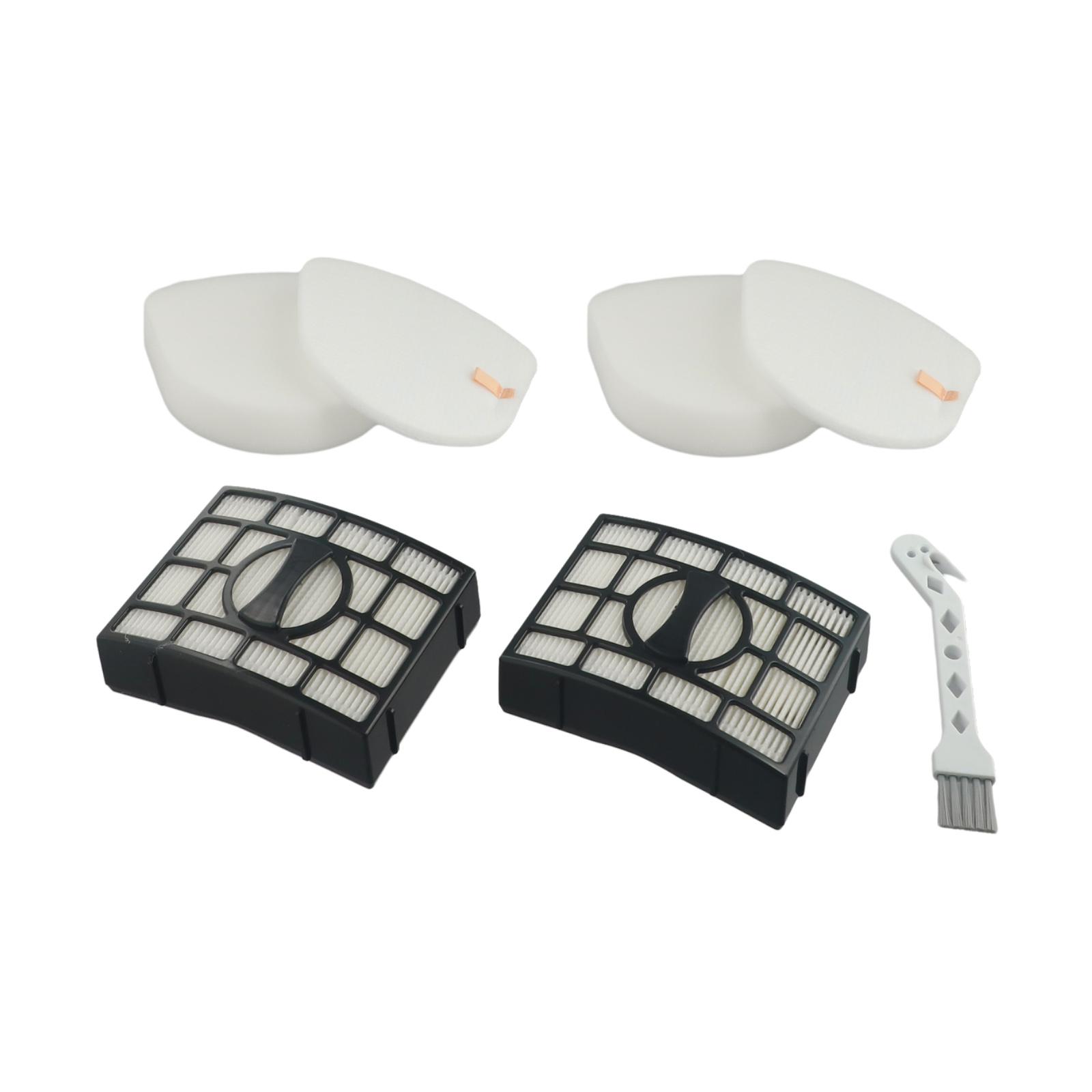 

For Shark Upright Vacuum Filter Replacement Set for Models CU530 ZU560 UV725 2 Filters 4 Foam Filters for Better Air China Mainland