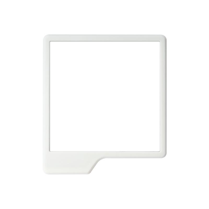 1pc 14.5x16.5x13cm Fashion Silicone Mirror Self Grips Mirror Shatterproof Shaving Makeup Shower Silicone Travel Washroom