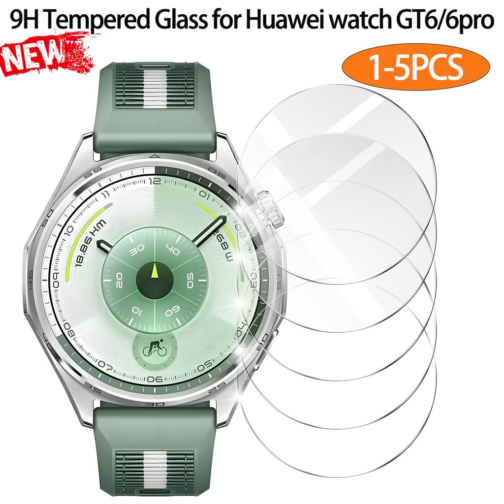 9H Tempered Glass Screen Protector For Huawei Watch GT 6 Pro / 46mm Glass Protection Film For Huawei Watch GT6 41mm Accessories