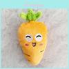 Plush Carrot Keychain Toy With Soft Short Pile For Kids And Adults