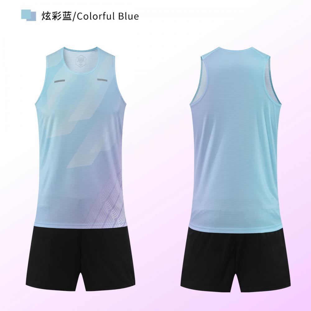 Racing Marathon Running Sports Training Clothing Vest Track and Field Clothing Men s and Women s Printed Sports Biological Test Uniform female s
