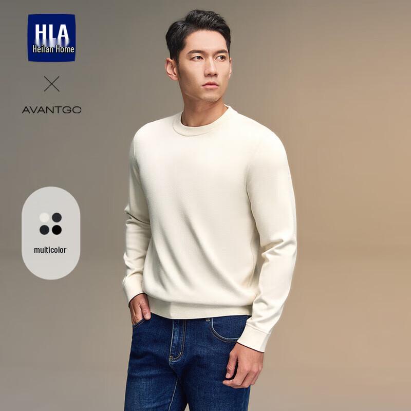 

HLA Men s Business Casual Warm Knitted Sweater 3XL