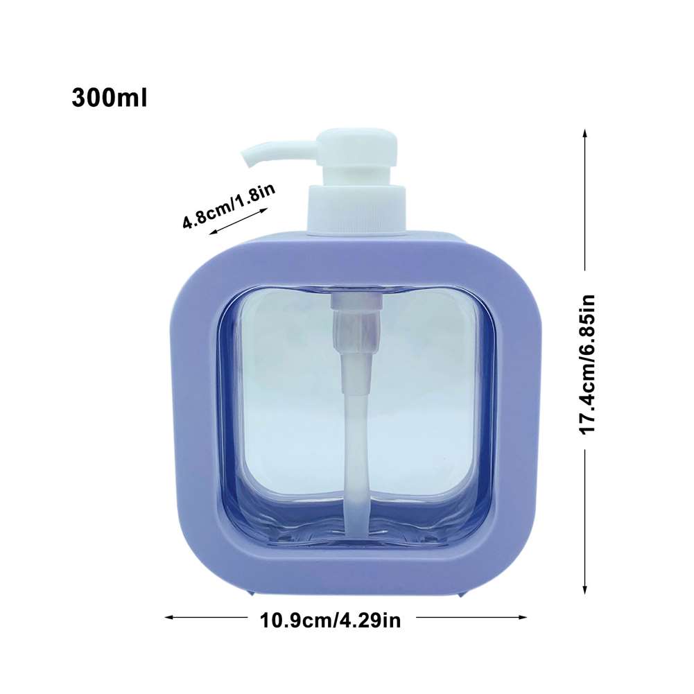 300/500 ml Seifenspenderflaschen Nachfüllbarer Shampoo Duschgel Lotion Behälter Flüssigseifenflaschen für Küche/Bad