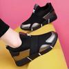 New Spring and Summer Women's Shoes Breathable Mesh Soft Sole Versatile Leather Walking Mother Shoes One Pedal Lazy Shoes
