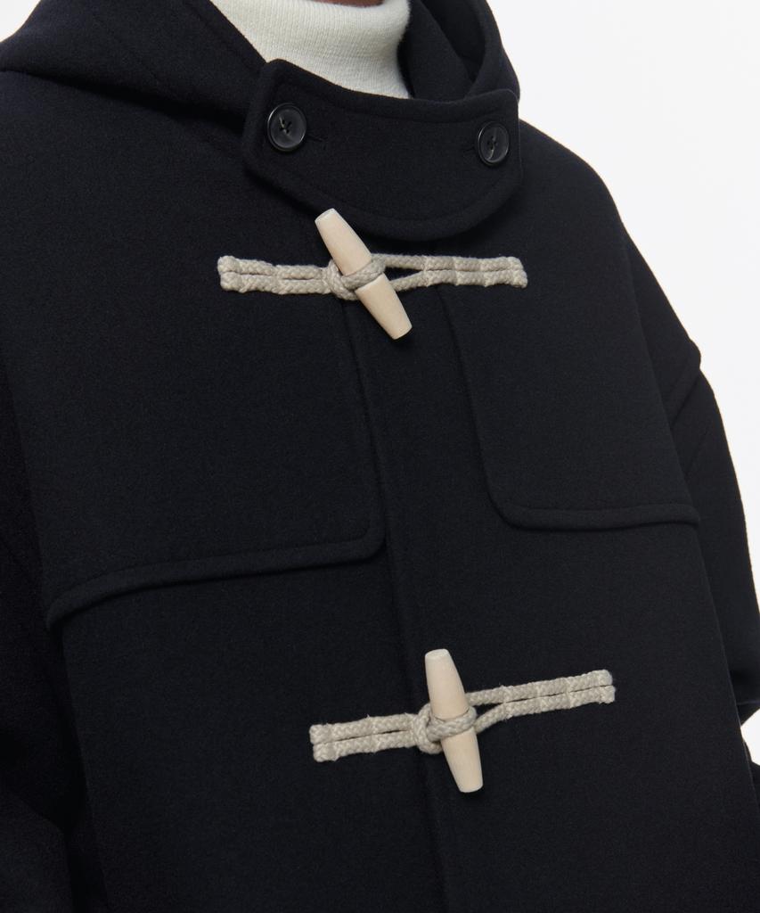 Musinsa Standard Wool Blend Extra Oversized Duffle Coat [Navy]