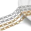 1m Stainless Steel Bracelet Cable Link Bulk Chains Twisted Chains for DIY Necklace Anklet Jewelry Making Findings