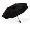 Rune Raven  pattern, automatic folding umbrella, portable and foldable design, 8 ribs, a Christmas or birthday gift.