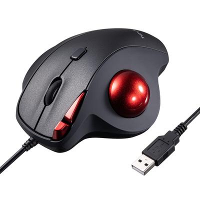 Sanwa Direct Trackball 5 Buttons NOVA Mouse, Wired, Quiet, (Back/Forward) 400-MATB167