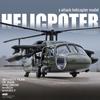 Apache Helicopter Alloy Model Military Toy for Kids