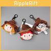 Potter Weasley Ron Hermione Granger Extendable Hat Plush Keychain Toy Doll