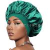 Women's wide-brimmed high-elastic hat satin nightcap hair shower cap high-end material satin hair cap