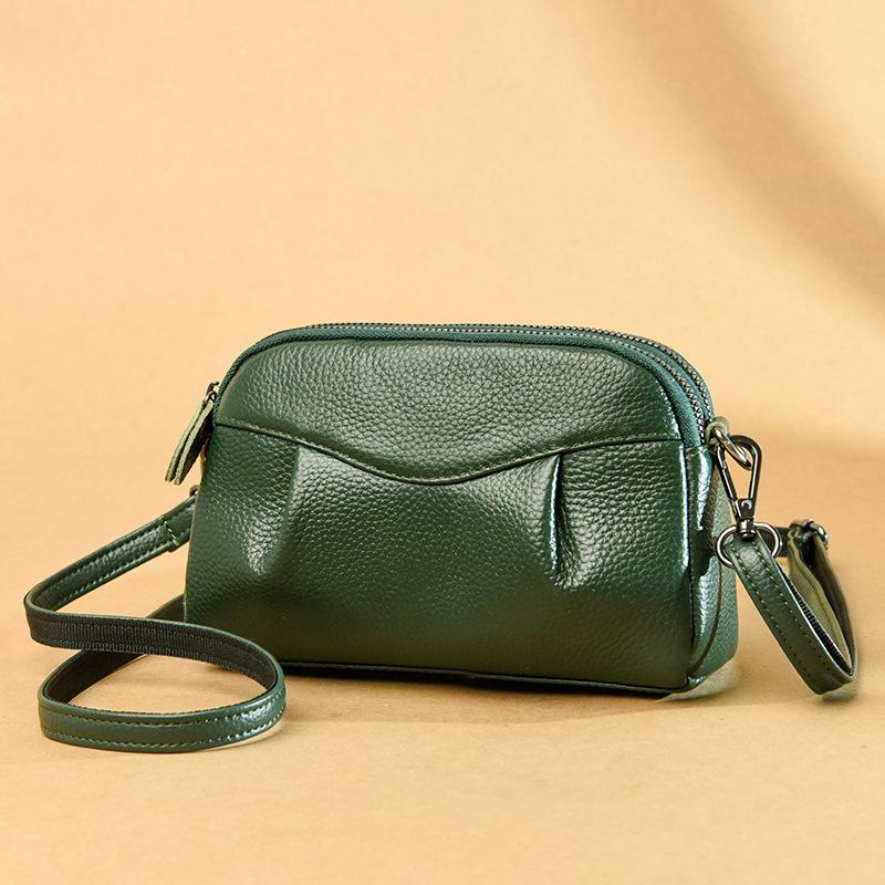 Genuine Leather Women's Bag Design Sense Cowhide Single-shoulder Crossbody Bag