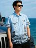 Digital Print - Men's Short Sleeve Shirt, Summer Short Sleeve Shirt for Men, Hawaiian Style, Digital Print, Youthful Beach Casual, Men's Top -