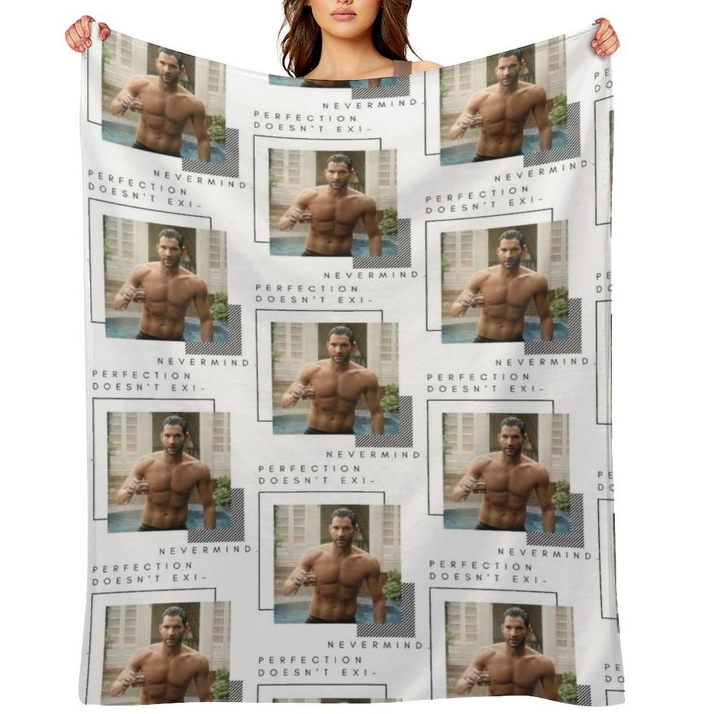 Perfection Doesnt Ex- Lucifer Throw Blanket sofa bed Bed linens Decorative Beds Thermal Blankets