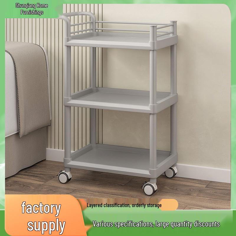 Multi-Layer Salon Cart for Beauty, Nail, Hair, Eyelash Tools Organization