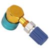 R1234YF to R134A Auto Air Conditioning Refrigerant Coupling Right Angle Simple Liquid Connection