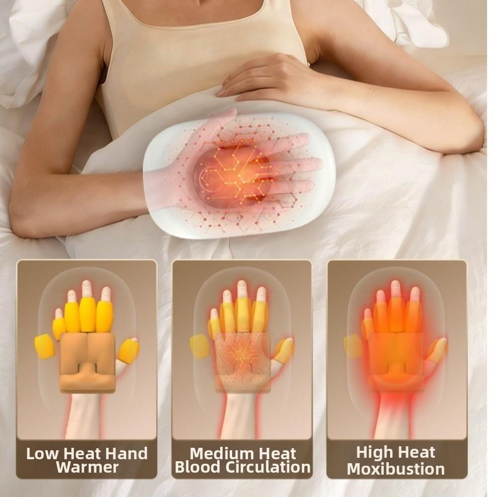 Warm Electric Massager Hot Compress Finger Stretching Device Wrist and Palm Massage Machine  Gift