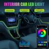 Car Colorful Ambient Light with Wireless App/RF Remote Control LED Interior Lighting Kit for Car Truck SUV RV Boat Home Bedroom Party Decor