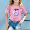 Fashion Cute Princess 67 Number Bow Print Kids Round Neck T-Shirt Boys Short Sleeve Clothing Children Girls Casual T-Shirts Tops