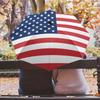 United States National Flag Stars and Stripes Print Auto Folding Umbrella Waterproof Windproof Compact Travel Umbrella