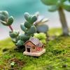 Small Simple Creative Crafts Home Dining Table Small Crafts Mini Doll House Garden Ornaments Micro Landscape Miniature Resin