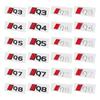 Aluminum ABS Car Styling Rear Trunk Badge Emblem Sticker Auto Accessories For Audi Q3 Q4 Q5 Q6 Q7 Q8 Sline TT RS S Quattro S3 S5