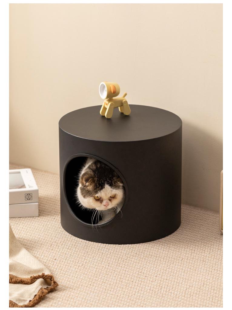 Universal Semi-Closed Pet Nest for Cats and Small Dogs - Suitable for All Seasons