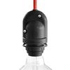 Outdoor Lamp - Black - E27 - IP65 - Retractable - Plastic