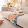 Non-slip Sofa Towel Universal Solid Color Couch Slipcovers Sofa Mat for Living Room 1PC Nordic Chenille Sofa Cover High Quality