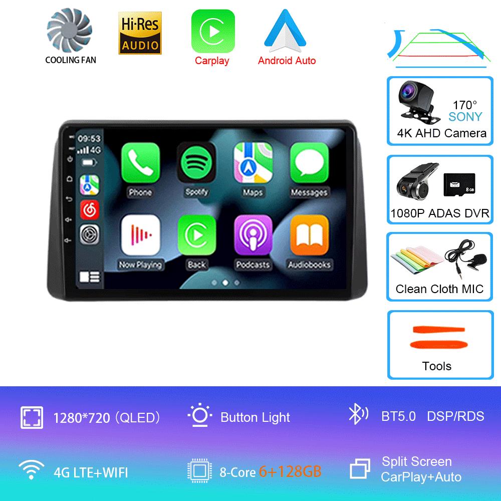 For Chrysler Town&Country 2011-2016 2 Din Android 14 Car Radio Video Player GPS Multimedia Stereo Head Unit Bluetooth5.0