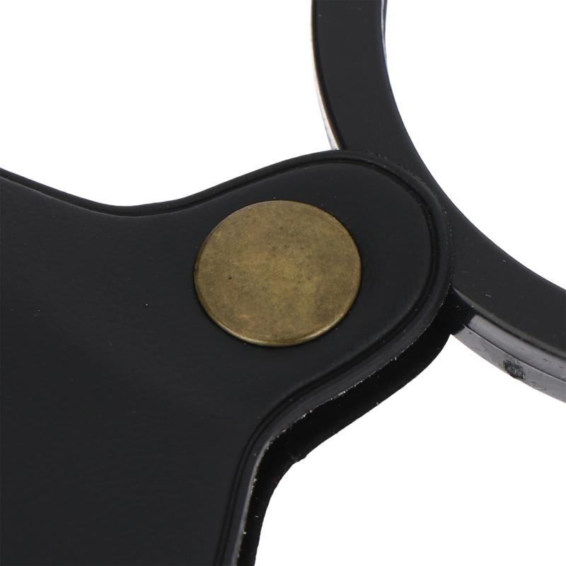 Folding Magnifying Glass Folded Leather Case Portable Handheld Jewelry Loupe 8X Mini Magnification 50/60/70MM
