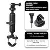 360° Motorrad Lenkerhalterung Aluminium Halter Fahrrad Halterung Für Gopro Hero 12 11 10 9 8 Insta360 Osmo Action Kamera Zubehör