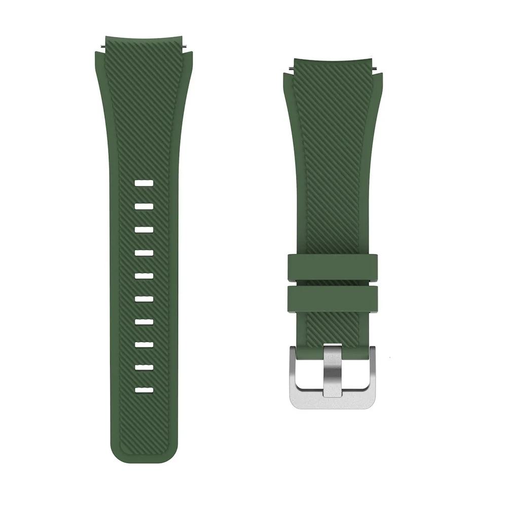 Correa Original para Samsung Gear S3 Frontier/Classic Galaxy watch 3 45mm 22mm Correa de Silicona para Samsung Galaxy Watch 46mm