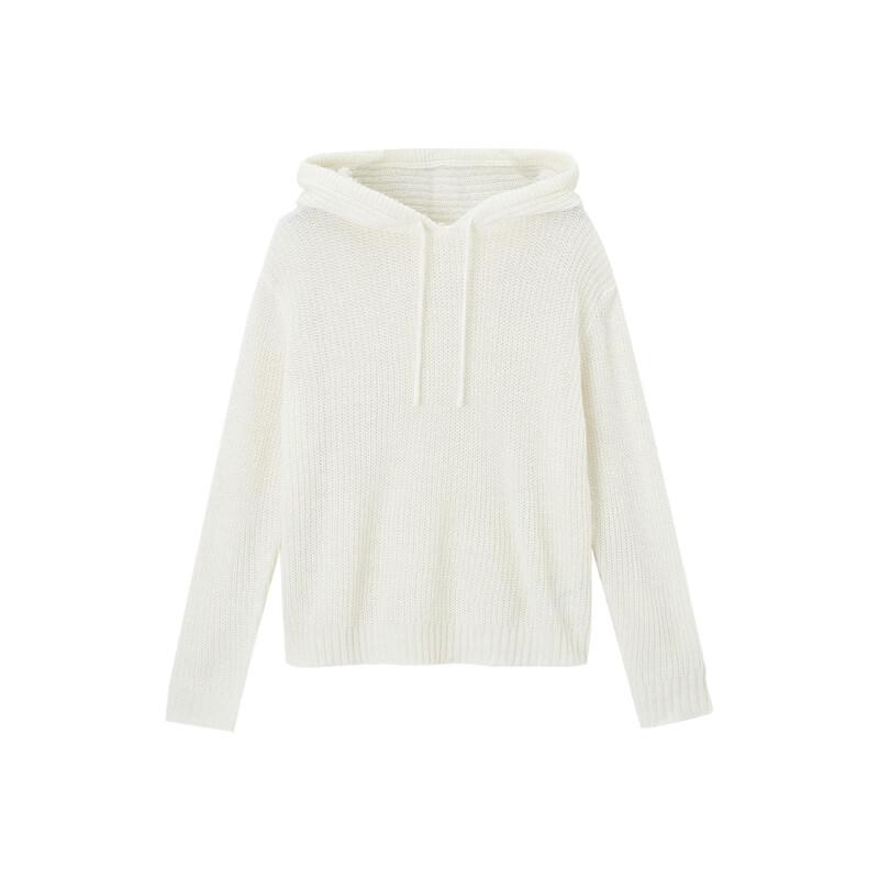 Women's Minimalist Hooded Knit Sweater