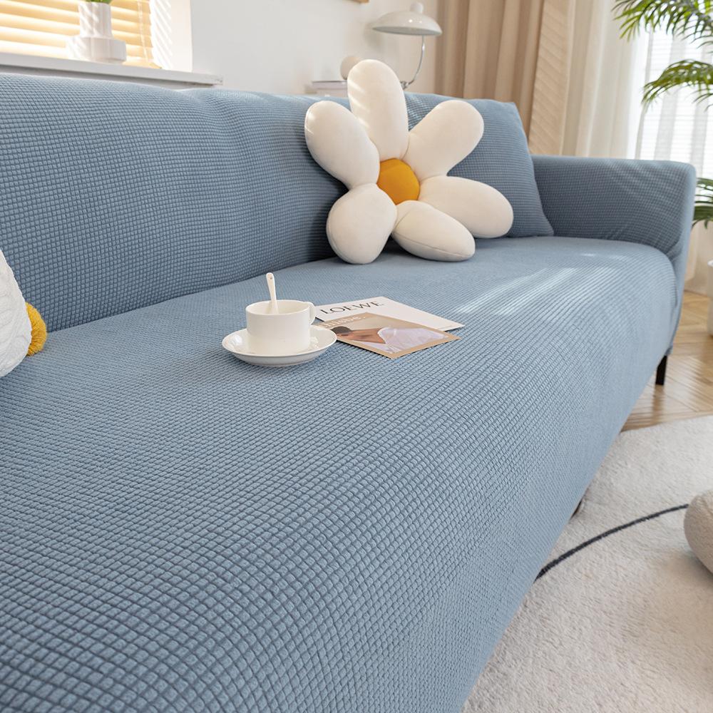 New All Season Elastic Cover with Corn Down Sofa Cover for Lazy People  Anti Cat Scratch