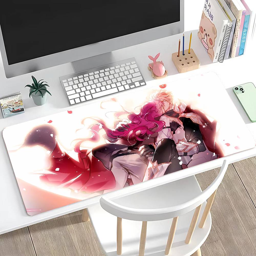 Manga V-Villains Are Destined To Die Mousepad Non-slip Suitable For Office Computers Laptops E-sports Game Desk Mats XXL Keyboa