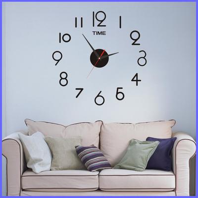 Orologio da Parete Creativo Orologio Fai da Te Orologio Senza Fori per Soggiorno Orologio da Parete Semplice Europeo Orologio Adesivo da Parete Decorativo Orologio da Parete