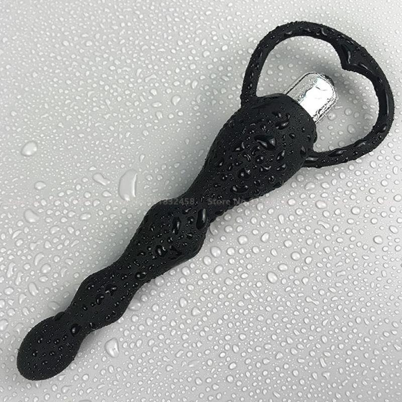 Anal Vibrator Sex Toy for Women Anal Beads Vibrators Gay Prostate Massage Smooth Butt Soft Silicone Plugs Dildo Couple Sex Goods