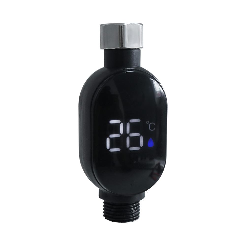 Waterproof LED Display Thermometer Stainless-Steel Shower Thermometer  Safe Bathing