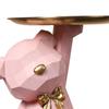 Storage Tray Statue Key Holder Figurine, Jewelry Earrings Lipsticks Tray, Bear Statues With Dish, Sculptures Key Bowl
