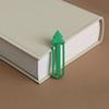 Decorative Page Clip 2Pcs 3D Printed Christmas Tree Bookmark, Creative Book Marker for Reading Enthusiasts, Metal Paper Thin Holder Students Teachers,