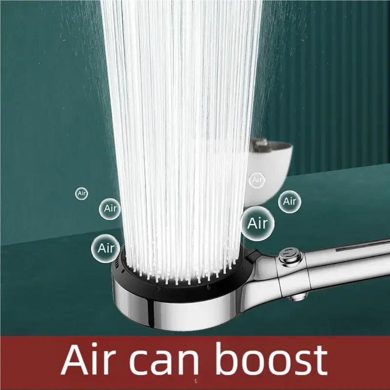 Multifunctional 6 Mode Adjustable Filter Sprayer Household Bathroom Large Water Volume ShowerHead Booster Handheld Shower Nozzle