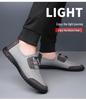 Men's Classic Non-Slip Breathable Leather Sandals - Lightweight & Fashionable Summer Slip-Ons