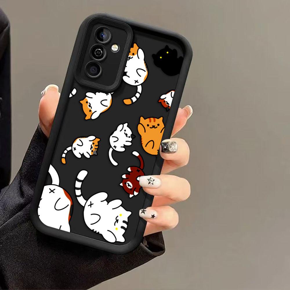 Cute Cat Charming Cover Phone Case For Googel PIXEL 7 7A 8 8A 9 9A 10 PRO XL 5G Silicone Case DIY Shell Funda Coque Capa