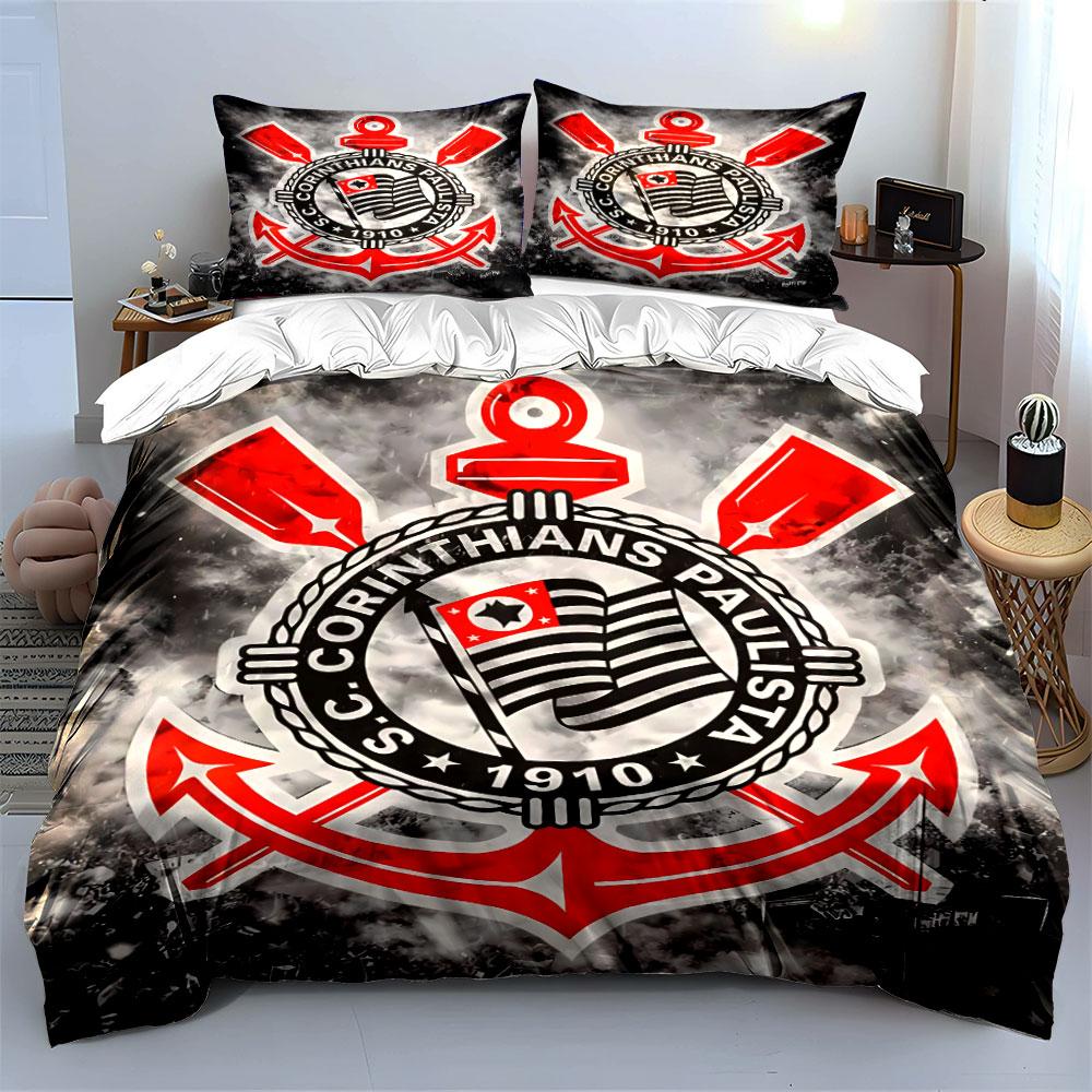 "Corinthians Bedding Set Logo" Bedding Duvet Cover Set Duvet Cover Pillowcases (1 * Duvet Cover 2 * Pillowcases, Without Duvet Insert)
