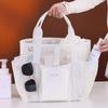 9017 Mesh Beach Bag Outdoor Swimming Toiletries Storage Tote Portable Cosmetic Handbag
