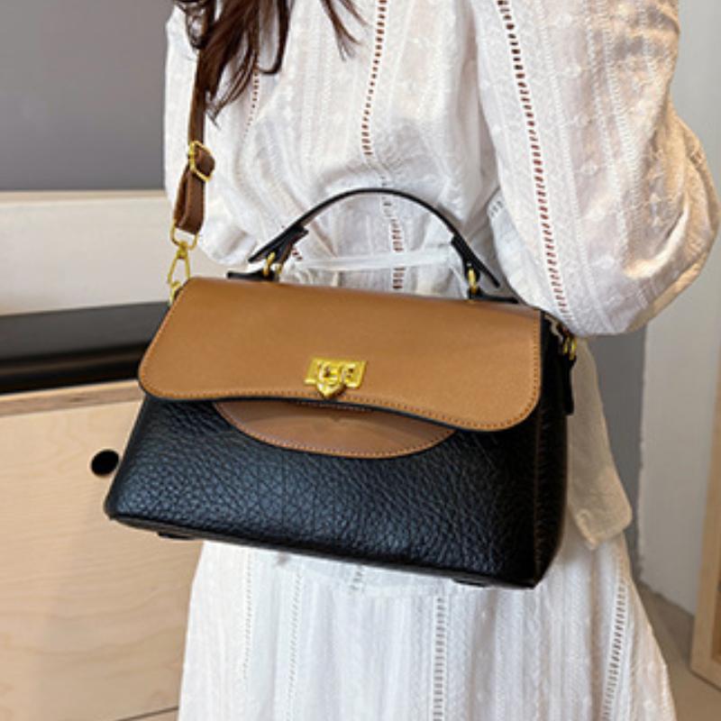 High quality spliced handFashiable multifunctial single shoulder, Korean versi women's small square bag