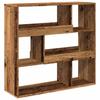 Bookshelf Room Divider Vintage Wood Look 100 x 33 x 94.5 cm