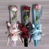 50Pcs Iridescent Single Rose Sleeves Diy Transparent Flower Wrapping Bag Floral Material Packaging Waterproof