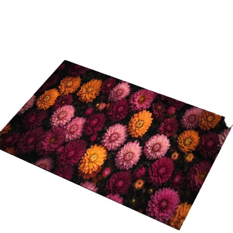 Blume Kieselgur Fußmatte Badezimmer Duschraum Rutschfeste Fußmatte Badezimmer Saugfähig Schnelltrocknend Fußmatte